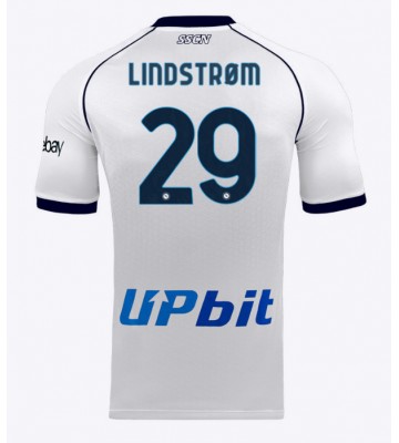 SSC Napoli Jesper Lindstrom #29 Replika Udebanetrøje 2023-24 Kortærmet
